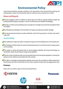 ABM Environmental Policy 2019 ABM Environmental Policy 2019