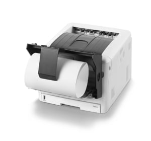 OKI ES8434DN_with_banner_tray OKI ES8434DN with banner tray